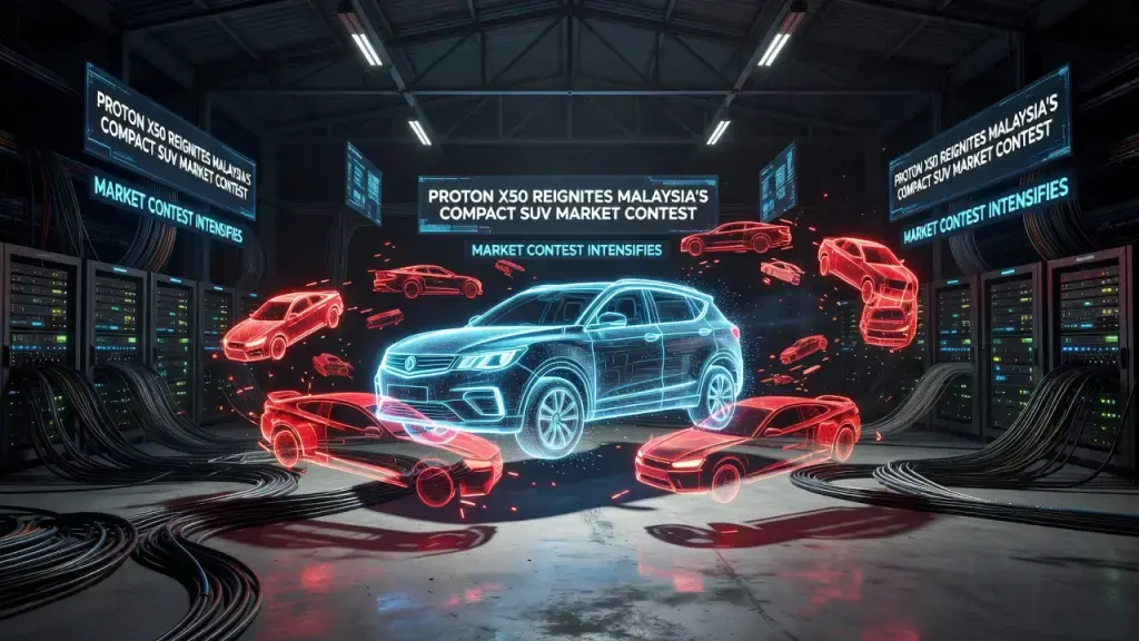 Proton X50 Reignites Malaysia's Compact SUV Market Contest