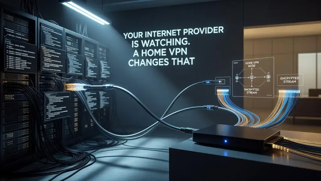 Your Internet Provider Is Watching. A Home VPN Changes That